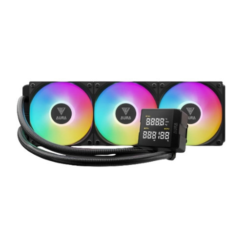Tản nhiệt nước AIO Gamdias AURA GL360 LITE II DIGITAL Đen