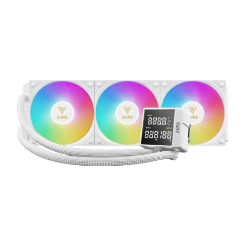 Tản nhiệt nước AIO Gamdias AURA GL360 LITE II DIGITAL Trắng