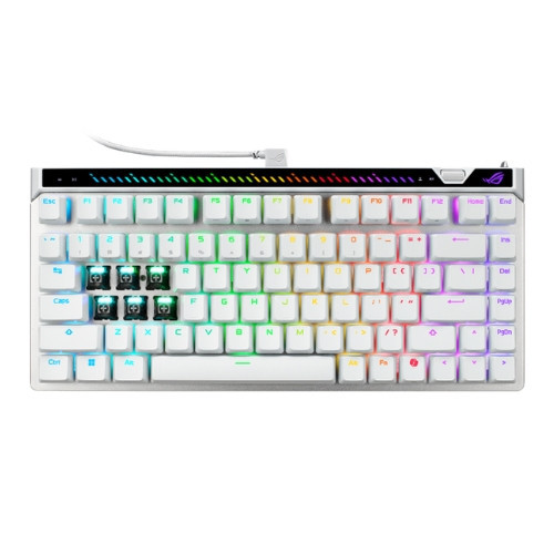 Bàn phím cơ Asus ROG Falchion Ace 75 HE White HFX V2X switch