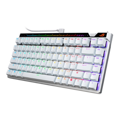 Bàn phím cơ Asus ROG Falchion Ace 75 HE White HFX V2X switch