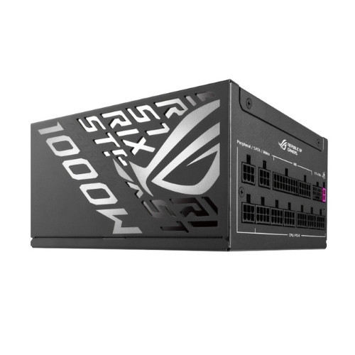 Nguồn máy tính ASUS ROG STRIX GAMING 1000P BLACK (1000W, ATX 3.1, PCIe 5.0, 80 Plus Plantinum, Full Modular, 10 năm bảo hành)