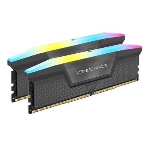 Ram Corsair VENGEANCE RGB 32GB (2x16GB) DDR5 bus 6000MHz Black (AMD EXPO+Intel XMP) (CMH32GX5M2E6000Z36)