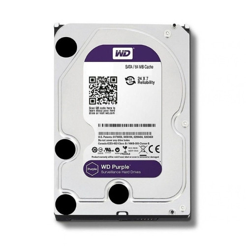 Ổ Cứng HDD WD Purple 1TB 3.5 inch, 5400RPM, SATA III, 64MB Cache (WD11PURZ)