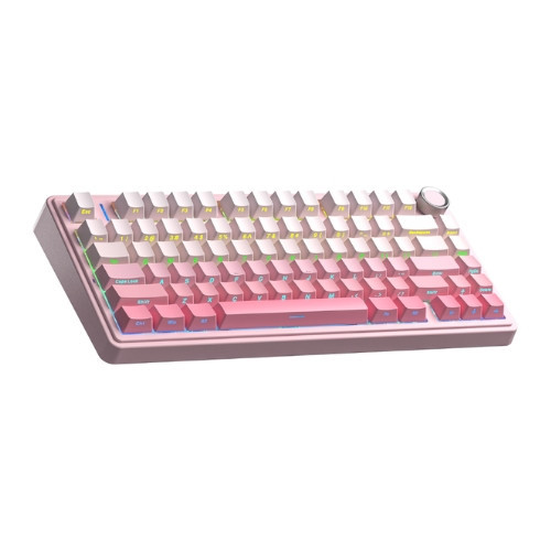 Bàn phím cơ AULA F75 Pink Gradient Dream Sakura switch