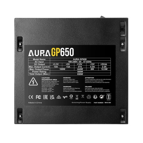 Nguồn Máy Tính Gamdias AURA GP650 650W