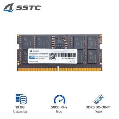 Ram Laptop SSTC 16GB DDR5 5600MHz SODIMM