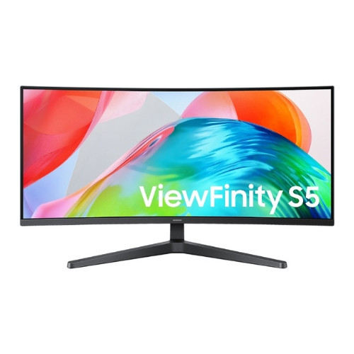 Màn Hình SAMSUNG ViewFinity S5 S55GH LS34H550GAEXXV (34.0 inch | WQHD | VA | 120Hz | 5ms | Cong)