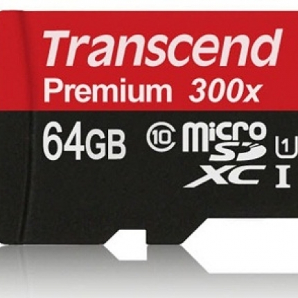 microSDXC™ Premium 64GB (UHS-1 300x)