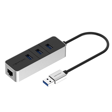 Bộ chuyển đổi USB 3.0 to Lan + 3 Port USB 3.0 Vention VAS-J44