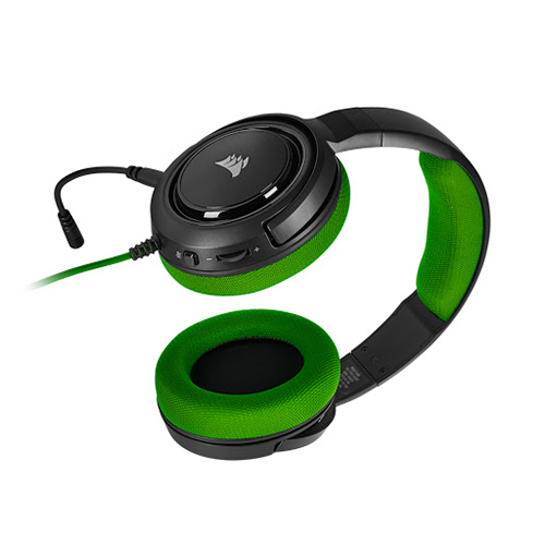 Tai nghe Corsair CORSAIR HS35 Stereo Green CA-9011197-AP